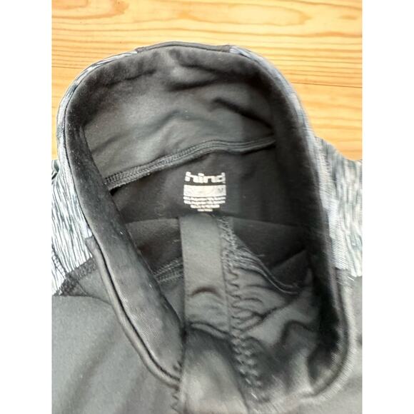 Hind Pullover Fleece Lined Jacket Women's Medium Quarter Zip Black - Picture 11 of 13